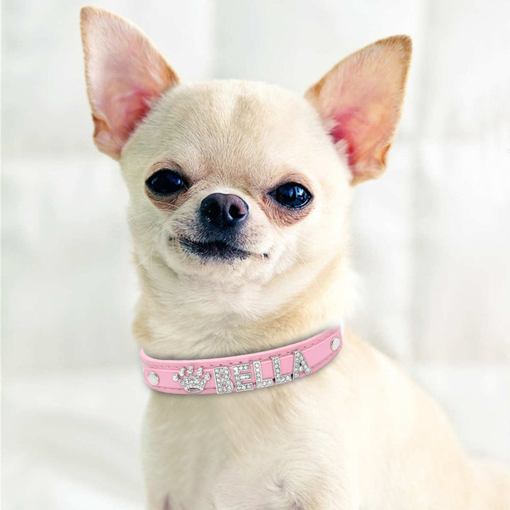 Personalized Cat Collar Rhinestone Dogs Collars