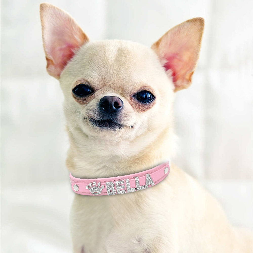 Personalized Cat Collar Rhinestone Dogs Collars