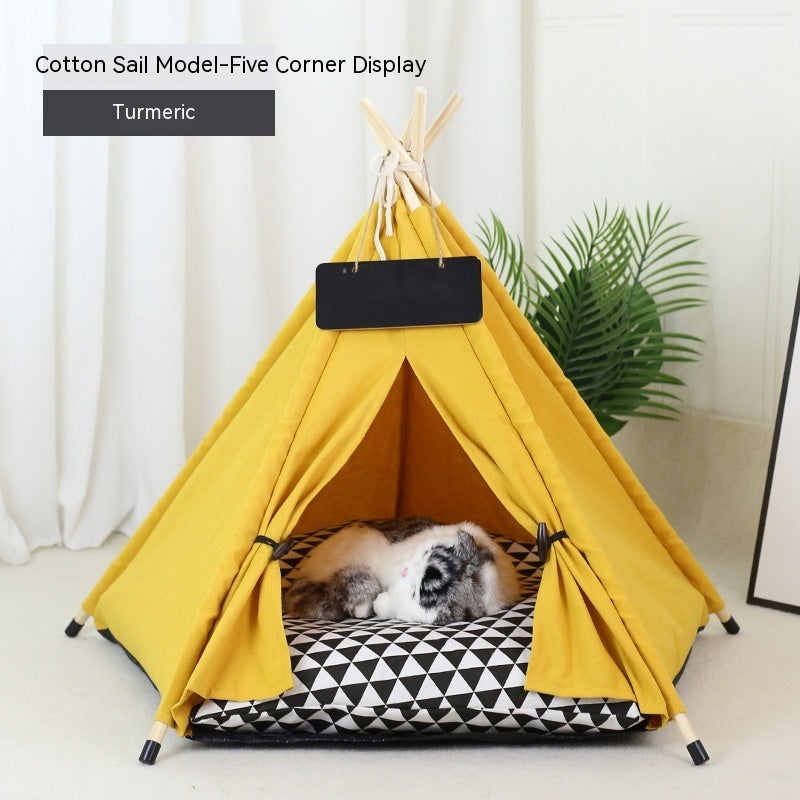 Pet Tent Cat House Removable Kennel