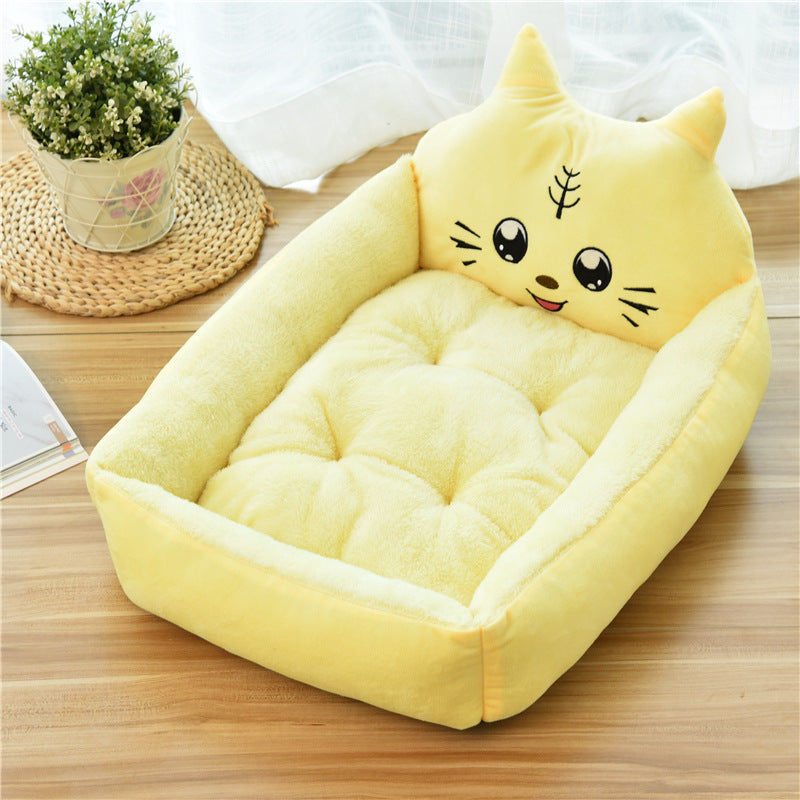Large Pet Bed Warm Cozy Fleece Nest
