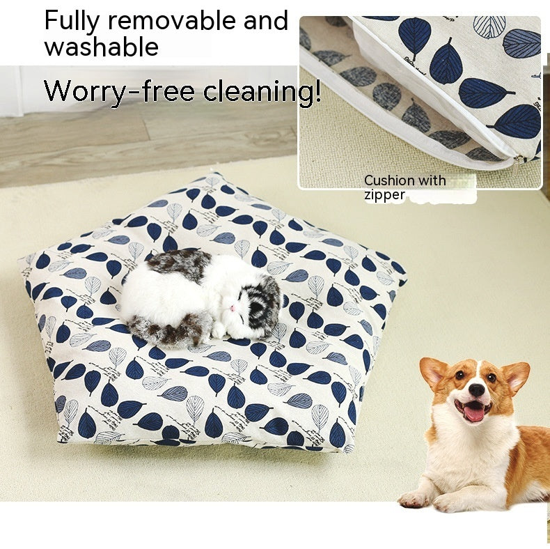 Pet Tent Cat House Removable Kennel