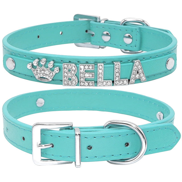 Personalized Cat Collar Rhinestone Dogs Collars