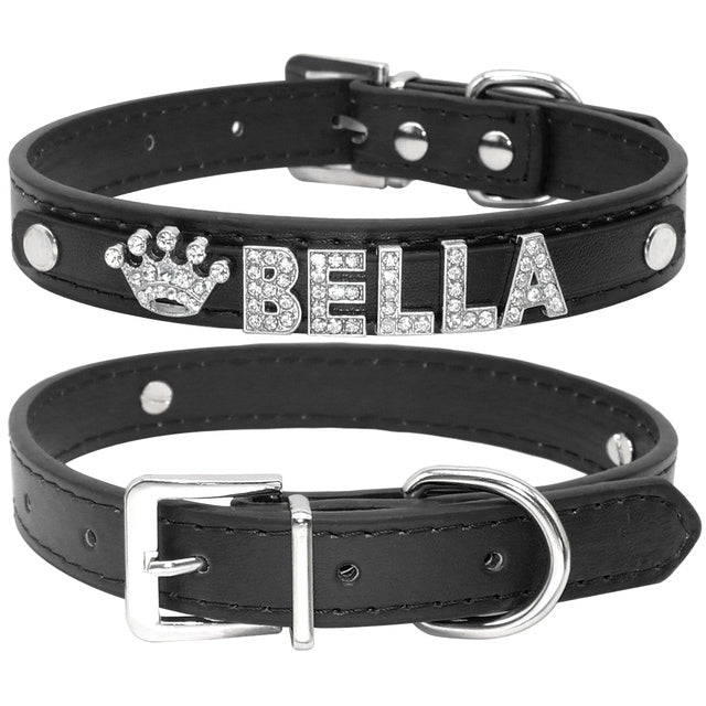 Personalized Cat Collar Rhinestone Dogs Collars