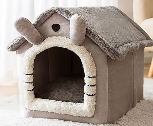 Foldable Dog House Pet Cat Bed Kennel