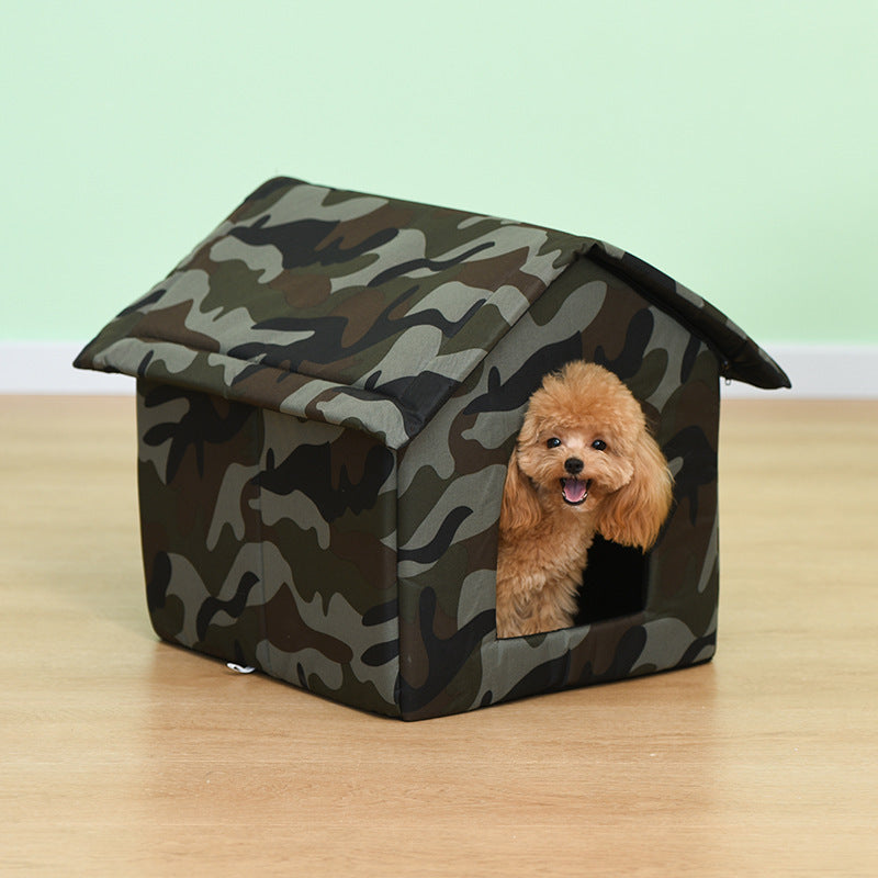 Outdoor Waterproof Oxford Cloth Cat And Dog Kennel