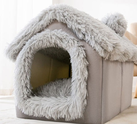 Foldable Dog House Pet Cat Bed Kennel
