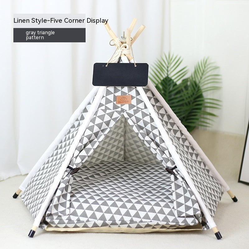 Pet Tent Cat House Removable Kennel