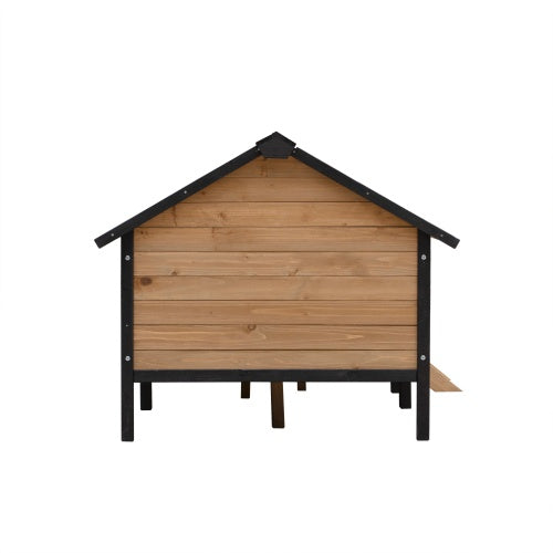 Outdoor Large Cabin Style Wooden Kennel