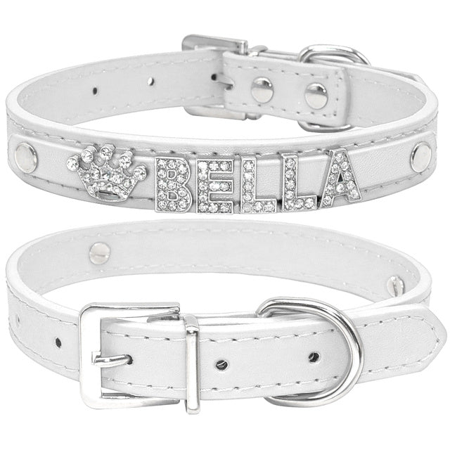 Personalized Cat Collar Rhinestone Dogs Collars