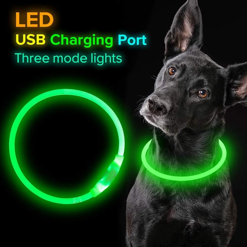 Pet Flashing Collar USB Rechargeable Glowing