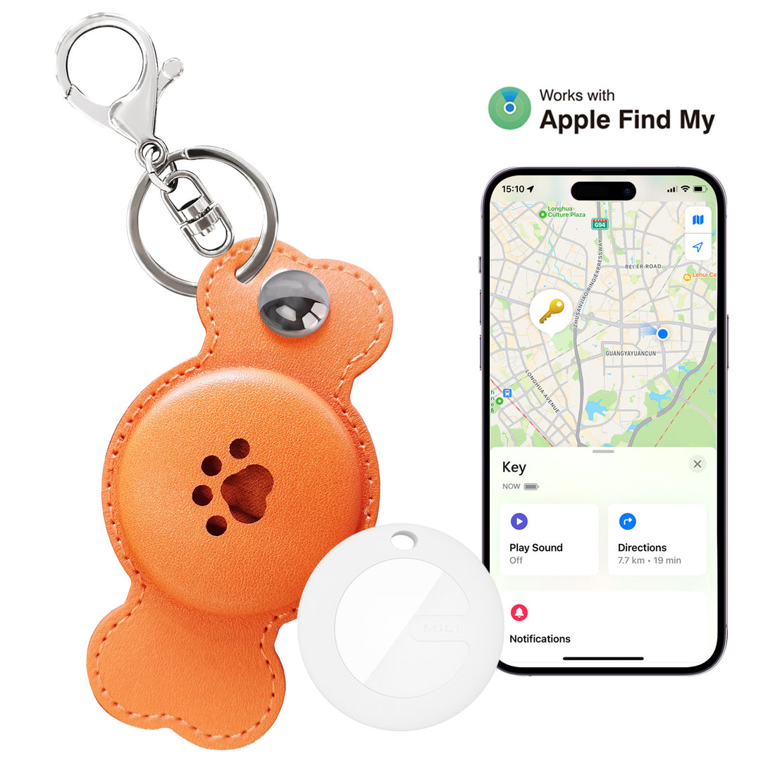 GB Warning Light Pet Anti-lost Positioning Collar