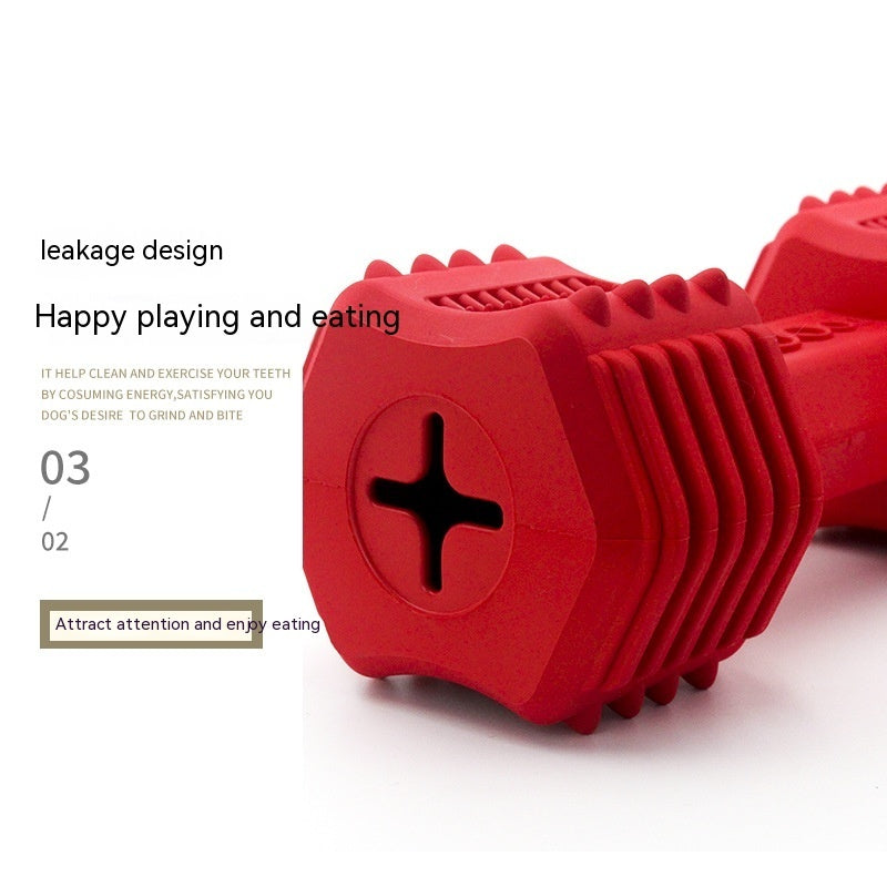 Rubber Interactive Long Lasting Food Leakage Toy
