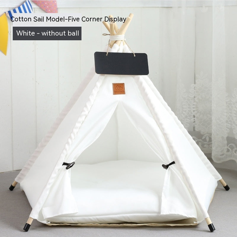 Pet Tent Cat House Removable Kennel