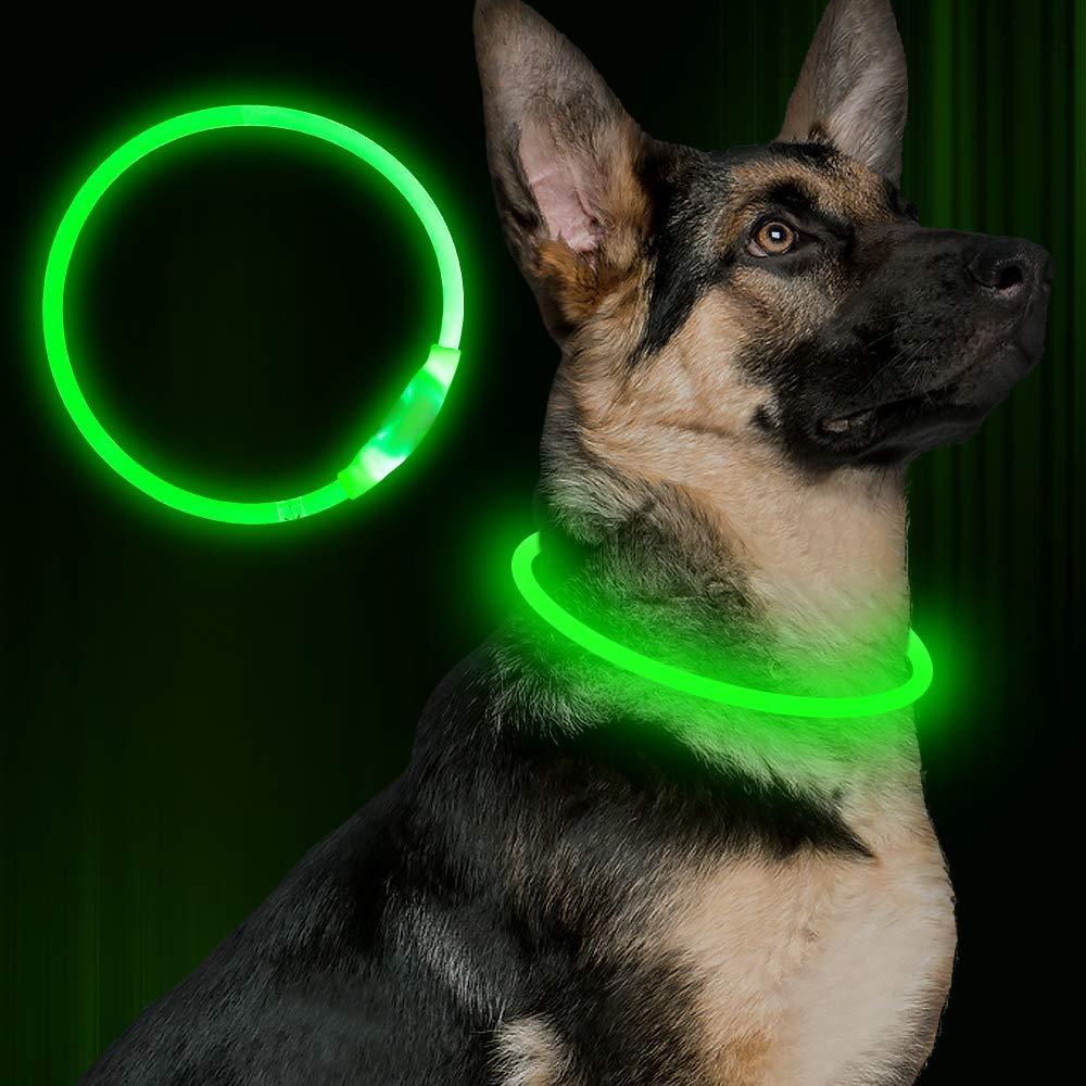 Pet Flashing Collar USB Rechargeable Glowing