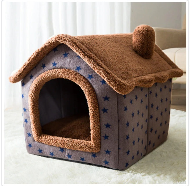 Foldable Dog House Pet Cat Bed Kennel