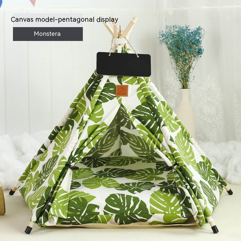 Pet Tent Cat House Removable Kennel